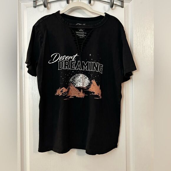 Cold Crush T-Shirt Desert Dreaming Acid Washed Mountains XL women’s - Picture 1 of 8